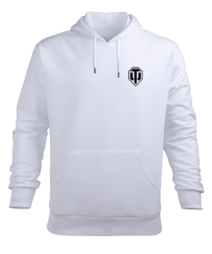 World Of Tanks Logo Erkek Kapüşonlu Hoodie Sweatshirt