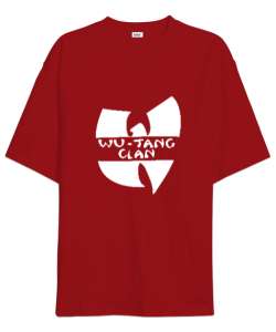 Wu-Tang Old 00 Kırmızı Oversize Unisex Tişört