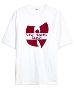 Wu-Tang Old Red Beyaz Oversize Unisex Tişört