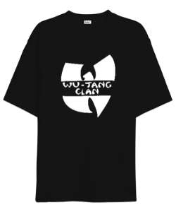 Wu-Tang Old White Siyah Oversize Unisex Tişört