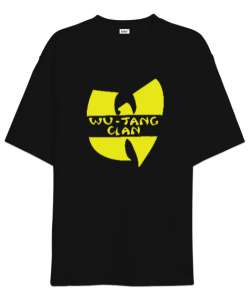 Wu-Tang Old Yellow Siyah Oversize Unisex Tişört