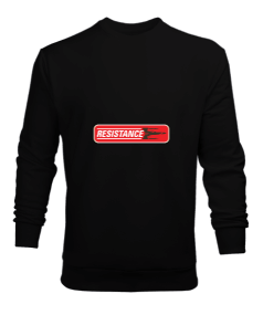 X-Wing Resistance Baskılı Siyah Erkek Sweatshirt