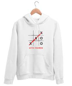 XoX Maybe Tomorrow Belki Yarın Oyuncu Özel Tasarım Beyaz Unisex Kapşonlu Sweatshirt