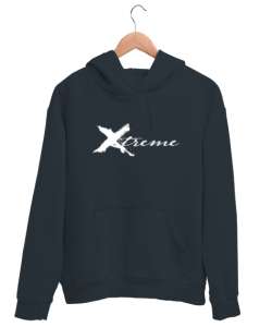 Xtreme - Extrem Slogan Füme Unisex Kapşonlu Sweatshirt