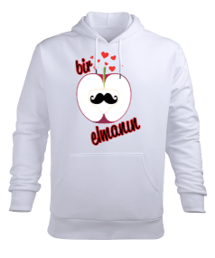 yarım elma Erkek Kapüşonlu Hoodie Sweatshirt