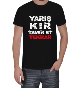 Yarış - Kır - Tamir Et Erkek Tişört