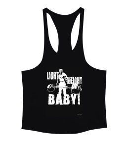 YEAHHHH BUDDDYYY LİGHT WEİGHT BABBYYYY Erkek Tank Top Atlet