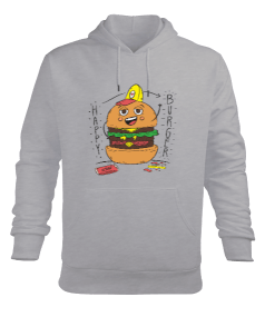 yemek baskılı Erkek Kapüşonlu Hoodie Sweatshirt