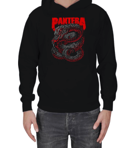 Yılan Pantera Sweatshirt Erkek Kapüşonlu Erkek Kapşonlu