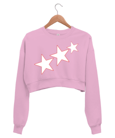 Yıldız Ailesi Kadın Crop Sweatshirt