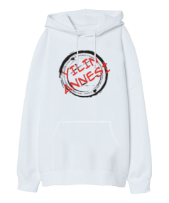 Yılın Annesi Oversize Unisex Kapüşonlu Sweatshirt