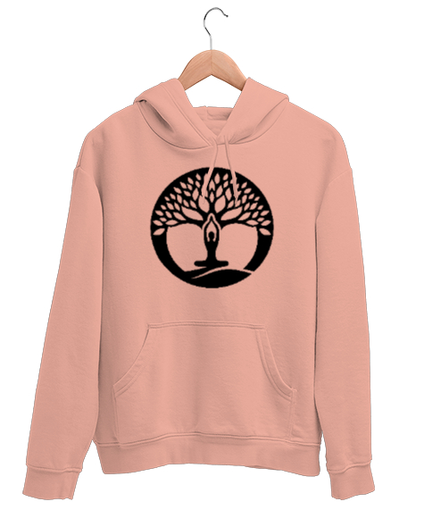 Tisho - Yoga Meditasyon çakra om Yavru Ağzı Unisex Kapşonlu Sweatshirt