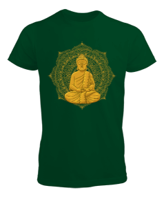 YOGA - MEDİTASYON Golden Buddha Erkek Tişört