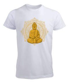 YOGA - MEDİTASYON Golden Buddha Erkek Tişört