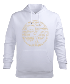 YOGA - MEDİTASYON Mantra Om Erkek Kapüşonlu Hoodie Sweatshirt