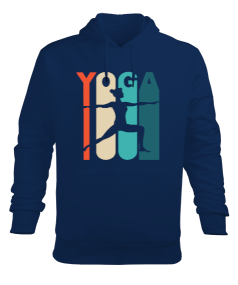 YOGA - MEDİTASYON Savaşçı Erkek Kapüşonlu Hoodie Sweatshirt