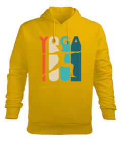 YOGA - MEDİTASYON Savaşçı Erkek Kapüşonlu Hoodie Sweatshirt