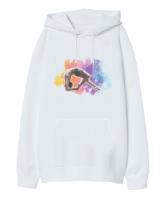 Yoga S Oversize Unisex Kapüşonlu Sweatshirt