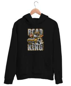 Yolların Kralı - Road King Siyah Unisex Kapşonlu Sweatshirt