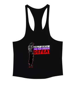 Yuujirou Hanma baki anime manga Gym Baskılı Siyah Erkek Tank Top Atlet