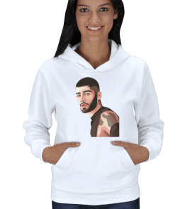 Zayn Malik Merch Kadın Kapşonlu