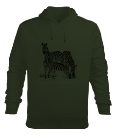 zebra sweatshirt Erkek Kapüşonlu Hoodie Sweatshirt