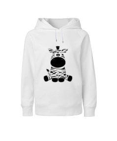 Zebralı Çocuk Unisex Hoodie Kapüşonlu