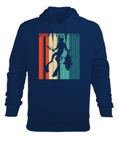 Zıpkın - Spearfishing Erkek Kapüşonlu Hoodie Sweatshirt