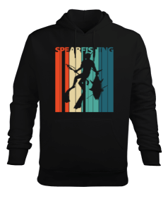 Zıpkın - Spearfishing Erkek Kapüşonlu Hoodie Sweatshirt