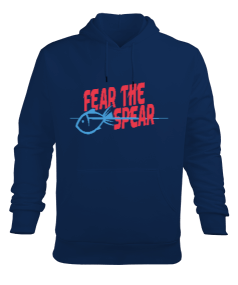 Zıpkın - Spearfishing Erkek Kapüşonlu Hoodie Sweatshirt