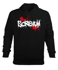 zombi çığlık Erkek Kapüşonlu Hoodie Sweatshirt