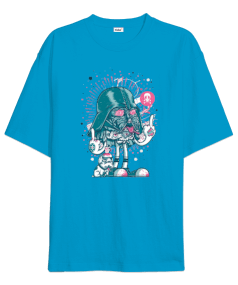 Zombi Darth Vader Star Wars Baskılı Oversize Unisex Tişört