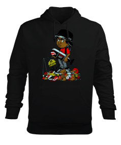 Zone Erkek Kapüşonlu Hoodie Sweatshirt