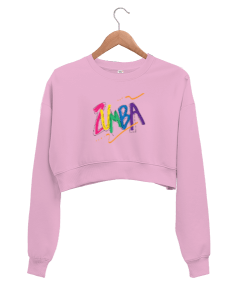 Zumba Dans Kadın Crop Sweatshirt